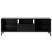 FMD Mueble para TV negro 153,5x31,7x52 cm