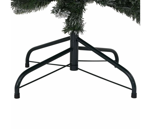 HI Árbol de Navidad con soporte de metal verde 150 cm