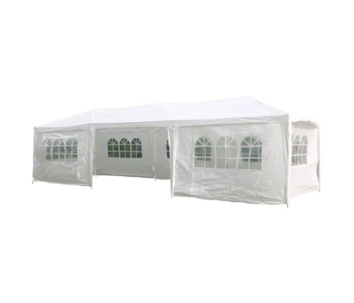 HI Carpa para fiestas con paredes laterales blanco 3x9 m