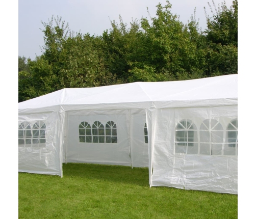 HI Carpa para fiestas con paredes laterales blanco 3x9 m