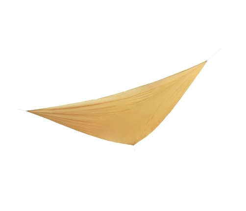 HI Toldo de vela triangular beige 5x5x5 m