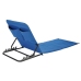 HI Esterilla silla plegable de playa PVC azul