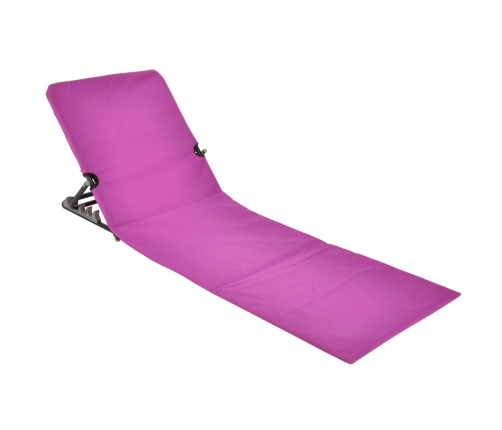 HI Esterilla silla plegable de playa PVC rosa