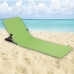 HI Esterilla silla plegable de playa PVC verde