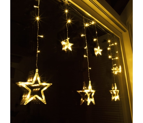 HI Cotina de luces estrellas Fairy con 63 LEDs