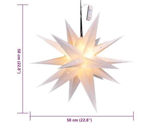 HI Luz Estrella de Navidad LED 58 cm