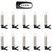 Hi Mini velas luces LED con mando a distancia 10 unidades