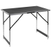 HI Mesa plegable de aluminio 100x60x94 cm