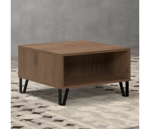 Trendteam Mesa de centro Montez color roble dorado artesanal