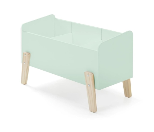 Vipack Caja para juguetes Kiddy madera verde mint