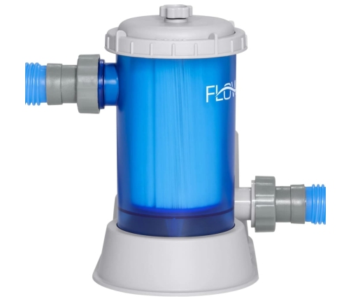 Bestway Flowclear Bomba de filtro de cartucho transparente