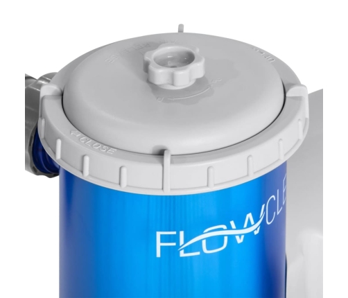 Bestway Flowclear Bomba de filtro de cartucho transparente