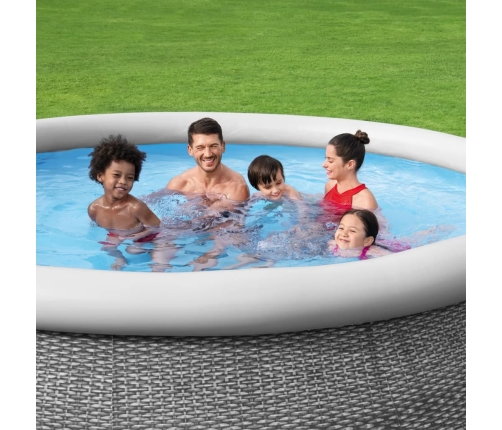 Bestway Juego de piscina redondo 366x76 cm