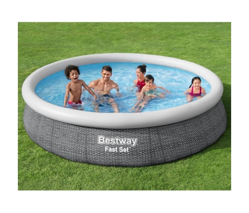 Bestway Juego de piscina redondo 366x76 cm