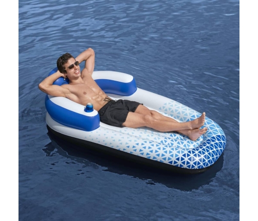 Bestway Tumbona flotante Hydro Force azul 183x97 cm