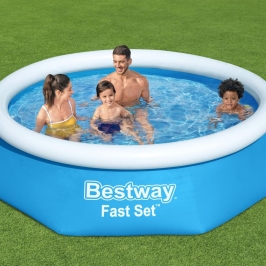 Bestway Fast Set Piscina hinchable redonda 244x66 cm 57265