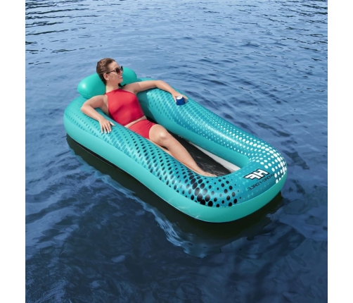 Bestway Hydro Force Tumbona flotante de malla azul 188x109 cm