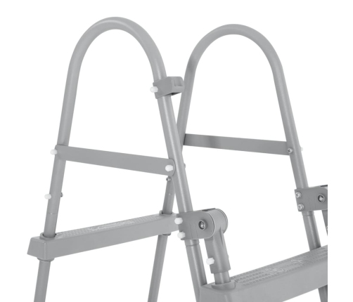 Bestway Escalera de piscina de 4 escalones Flowclear 107 cm