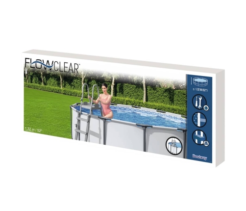 Bestway Flowclear Escalera de piscina de seguridad 4 escalones 132 cm