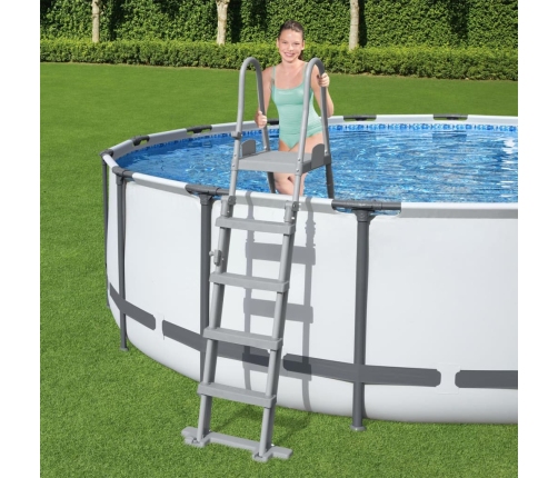 Bestway Flowclear Escalera de piscina de seguridad 4 escalones 132 cm