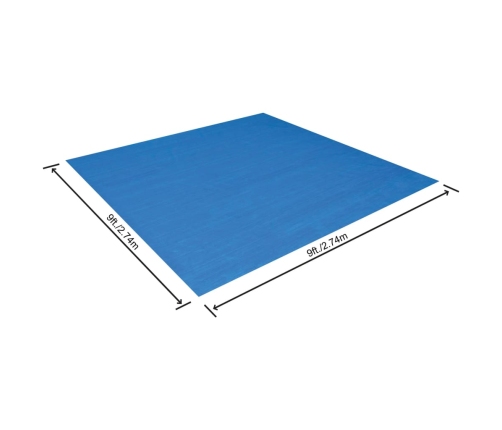 Bestway Cubierta de suelo para piscina Flowclear 274x274 cm