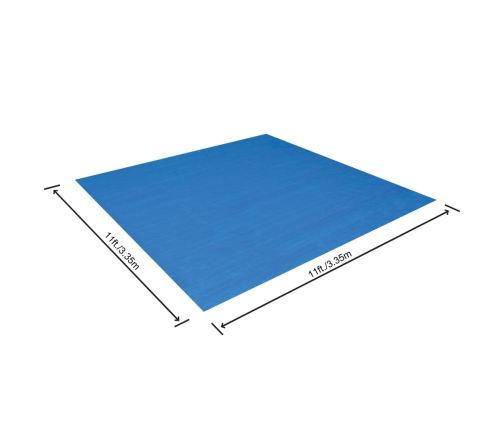 Bestway Cubierta de suelo para piscina Flowclear 335x335 cm