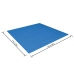 Bestway Cubierta de suelo para piscina Flowclear 335x335 cm