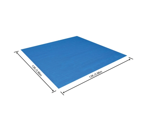 Bestway Cubierta de suelo para piscina Flowclear 396x396 cm