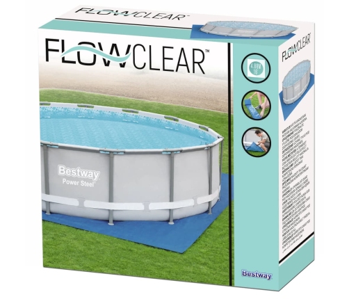 Bestway Cubierta de suelo para piscina Flowclear 488x488 cm