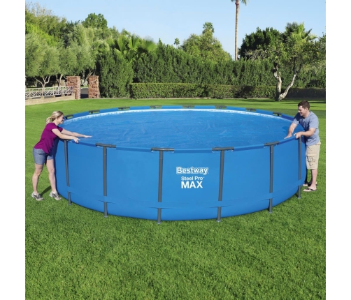 Bestway Cubierta solar para piscina Flowclear 549 cm