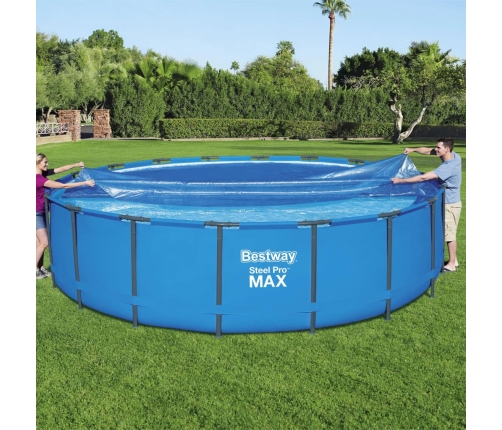 Bestway Cubierta solar para piscina Flowclear 549 cm