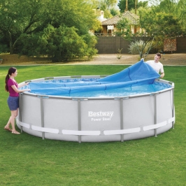 Bestway Cubierta solar para piscina Flowclear 427 cm