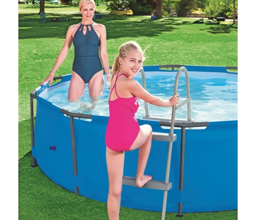 Bestway Escalera para piscina 2 peldaños 84 cm 58430