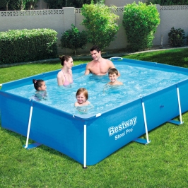 Bestway Piscina Steel Pro con estructura de acero 259x170x61cm 56403