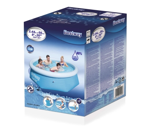 Piscina redonda inflable Fast Set 244x66 cm 57265