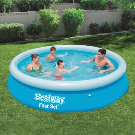 Bestway Piscina redonda inflable Fast Set 57273 366x76 cm