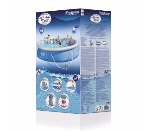 Bestway Conjunto de piscina Fast Set 457x84 cm 57313