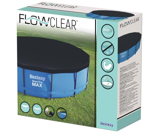 Bestway Cubierta para piscina Flowclear 457 cm