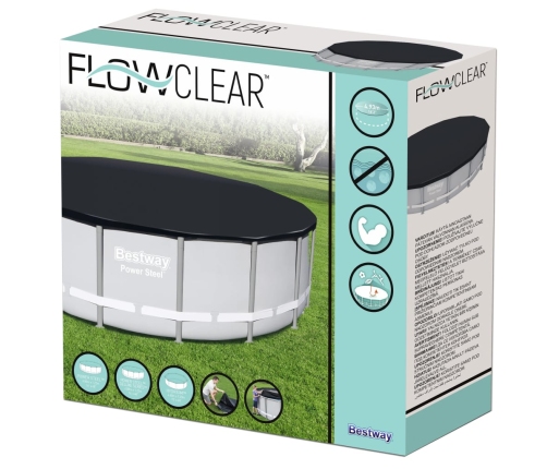 Bestway Cubierta para piscina Flowclear 488 cm