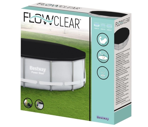 Bestway Cubierta para piscina Flowclear 396 cm