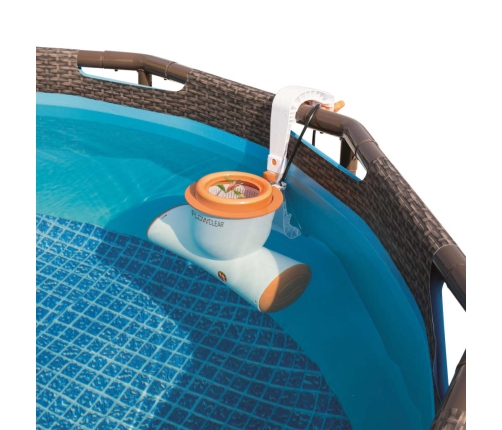 Bestway Bomba de filtro de piscina Flowclear Skimatic 3974 L/h 58469