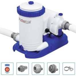 Bestway Bomba de filtro de piscina Flowclear Skimatic 9463 L/h