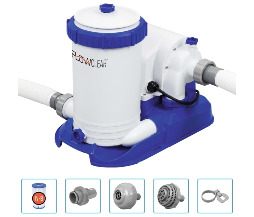 Bestway Bomba de filtro de piscina Flowclear Skimatic 9463 L/h