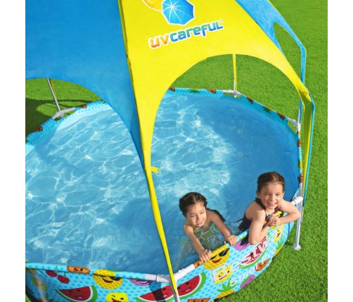 Bestway Piscina elevada para niños Steel Pro UV Careful 244x51 cm