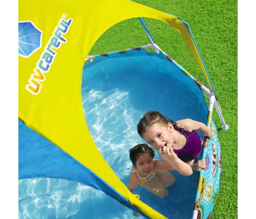 Bestway Piscina elevada para niños Steel Pro UV Careful 244x51 cm