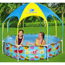 Bestway Piscina elevada para niños Steel Pro UV Careful 244x51 cm