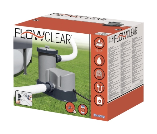 Bestway Bomba de filtro de piscina Flowclear Skimatic 5678 L/h