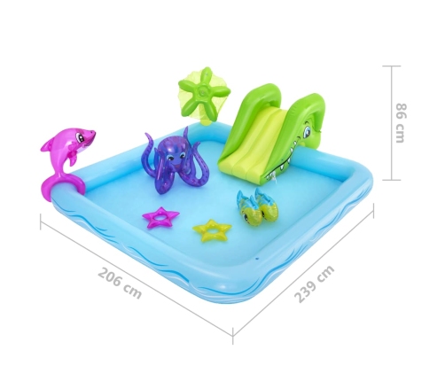 Bestway Piscina de juego Fantastic Aquarium 239x206x86 cm