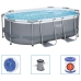 Bestway Piscina sobre el suelo ovalada Power Steel 305x200x84 cm