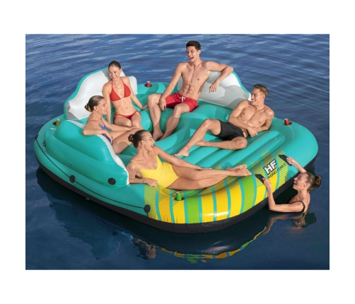 Bestway Colchoneta inflable para 5 personas Sunny Lounge 291x265x83 cm